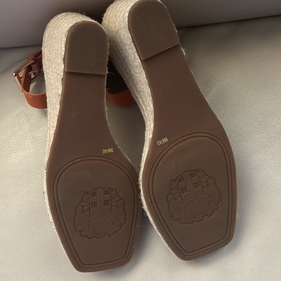 NWOB Vince Camuto Meddrina Wedge wedge Espadrille Sandal Ankle Strap Size 9 - Picture 6 of 8